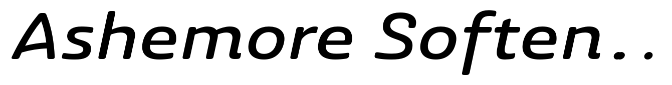 Ashemore Softened Ext Medium Italic